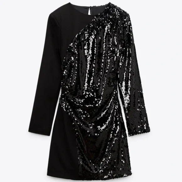 ZARA SEQUENCE MINI DRESS - S2521 - Picture 2 of 7